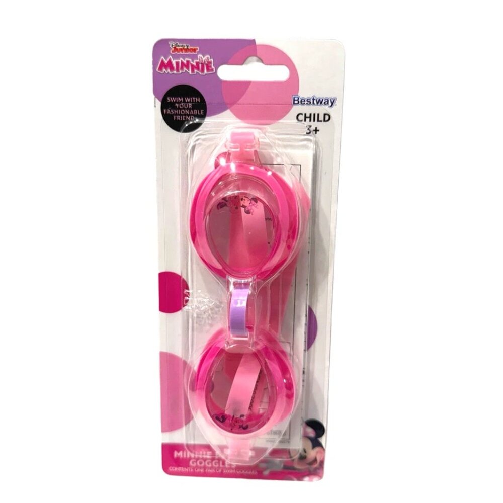 Disney Junior Minnie Mouse Baby Watercraft Pink Raft Float & Goggles Unopened - Picture 8 of 9